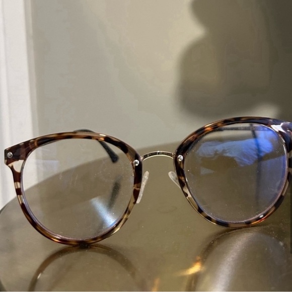 Amazon Blue Light Blocking Glasses, Pack of 2, Black and Gold and Brown Leopard - Picture 8 of 13